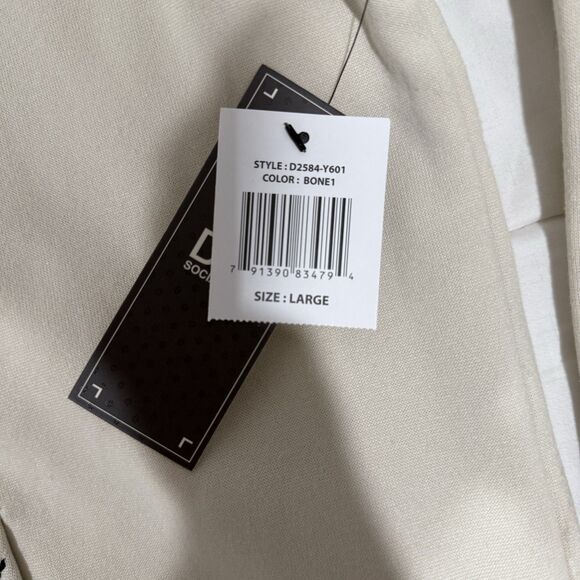 Men’s DR Social Club Contrast Stitch Hoodie – Off White Sz Large - Picture 5 of 10